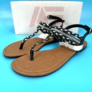 American Eagle By Payless Black Sandals Women’s Sz. 9